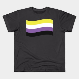Nonbinary pride flag Kids T-Shirt